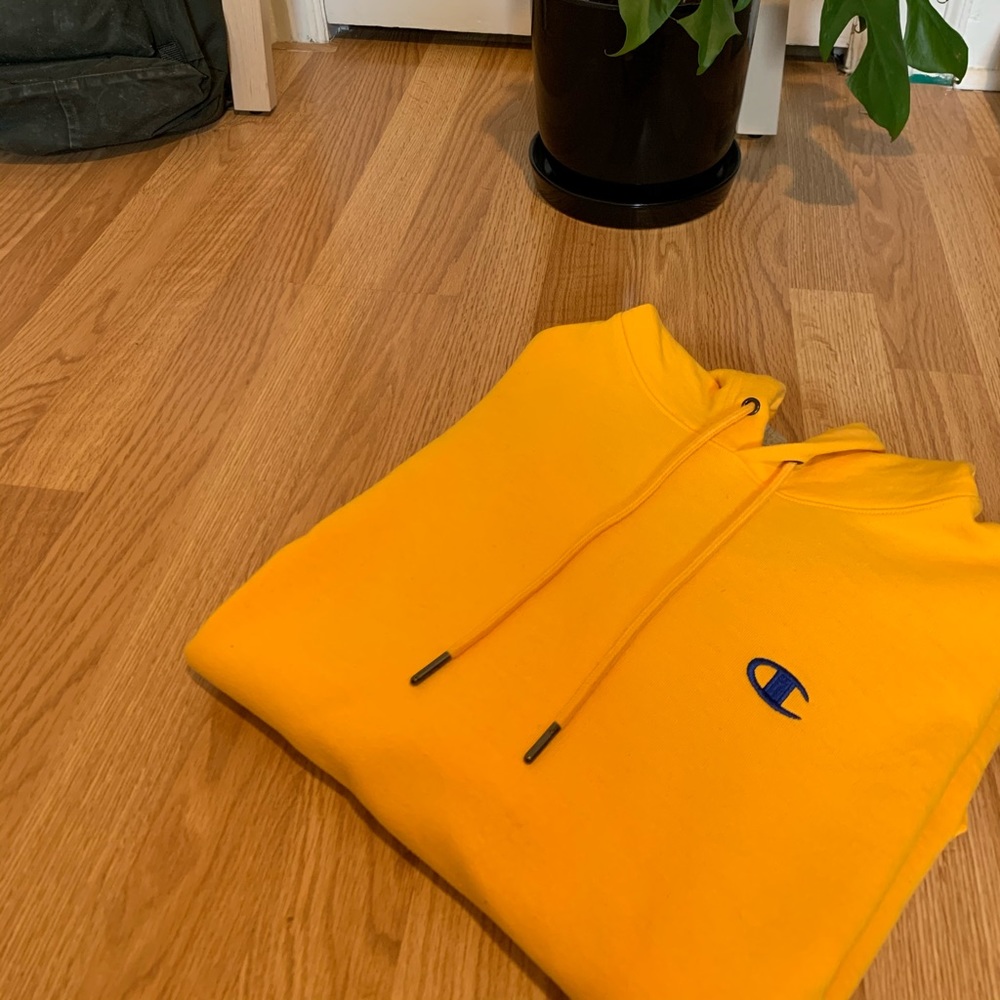 Yellow Champion Hoodie